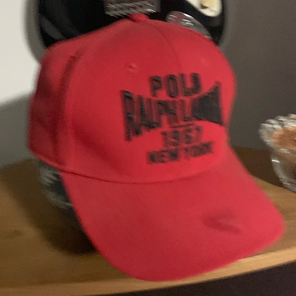 Red Ralph Lauren Polo Cap